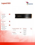 Dysk SSD Legend 900 512GB PCIe 4x4 6.2/2.3 GB/s M2 Dysk SSD Legend 900 512GB PCIe 4x4 6.2/2.3 GB/s M2