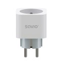 Inteligentne gniazdko Wi-Fi 16A Pomiar zużycia energii, AS-01 Białe Inteligentne gniazdko Wi-Fi 16A Pomiar zużycia energii, AS-01 Białe