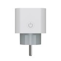 Inteligentne gniazdko Wi-Fi 16A Pomiar zużycia energii, AS-01 Białe Inteligentne gniazdko Wi-Fi 16A Pomiar zużycia energii, AS-01 Białe