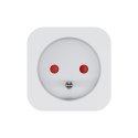 Inteligentne gniazdko Wi-Fi 16A Pomiar zużycia energii, AS-01 Białe Inteligentne gniazdko Wi-Fi 16A Pomiar zużycia energii, AS-01 Białe