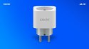 Inteligentne gniazdko Wi-Fi 16A Pomiar zużycia energii, AS-01 Białe Inteligentne gniazdko Wi-Fi 16A Pomiar zużycia energii, AS-01 Białe