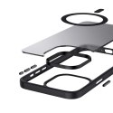 Etui Hybrid Frost MAG Cover iPhone 15 Pro MagSafe Czarne Etui Hybrid Frost MAG Cover iPhone 15 Pro MagSafe Czarne