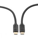 Kabel HDMI v 2.1 premium 3 m 8K Czarny Stworzony dla graczy Kabel HDMI v 2.1 premium 3 m 8K Czarny Stworzony dla graczy