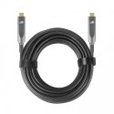 Kabel video USB C-C optyczny 4K hybryda 5m Kabel video USB C-C optyczny 4K hybryda 5m