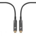 Kabel video USB C-C optyczny 4K hybryda 5m Kabel video USB C-C optyczny 4K hybryda 5m