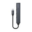 Hub 4 porty USB-C - 3 x USB-A 2.0, 1 x USB-A 3.1 3.1 GEN 1, 5 Gbps, AK-71 Hub 4 porty USB-C - 3 x USB-A 2.0, 1 x USB-A 3.1 3.1 GEN 1, 5 Gbps, AK-71