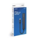 Hub 4 porty USB-C - 3 x USB-A 2.0, 1 x USB-A 3.1 3.1 GEN 1, 5 Gbps, AK-71 Hub 4 porty USB-C - 3 x USB-A 2.0, 1 x USB-A 3.1 3.1 GEN 1, 5 Gbps, AK-71