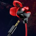 Słuchawki przewodowe gamingowe ET-Y30 ET Series - jack 3.5mm Czerwone Słuchawki przewodowe gamingowe ET-Y30 ET Series - jack 3.5mm Czerwone