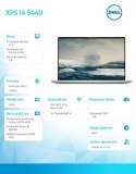 Notebook XPS 14 9440/Ultra 7 155H/32GB/1TB SSD/14.5 3.5K Touch/GeForce RTX 4050/WLAN + BT/Backlit Kb/6 Cell/W11Pro/3YProSupport