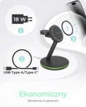 Ładowarka IB-SH102-CH bezprzewodowa do telefonu, zegarka i słuchawek Ładowarka IB-SH102-CH bezprzewodowa do telefonu, zegarka i słuchawek