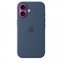 Etui silikonowe z MagSafe do iPhonea 16 - denim Etui silikonowe z MagSafe do iPhonea 16 - denim