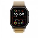 Opaska Alpine w kolorze beżu do koperty 49 mm - rozmiar L - elementy z tytanu w kolorze czarnym Opaska Alpine w kolorze beżu do koperty 49 mm - rozmiar L - elementy z tytanu w kolorze czarnym