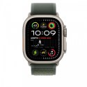 Opaska Trail w kolorze zielonym do koperty 49 mm - rozmiar M/L - elementy z tytanu w kolorze naturalnym Opaska Trail w kolorze zielonym do koperty 49 mm - rozmiar M/L - elementy z tytanu w kolorze naturalnym
