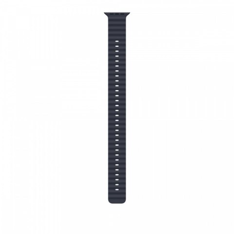 Przedłużka do paska Ocean w kolorze granatu do koperty 49 mm - elementy z tytanu w kolorze naturalnym
