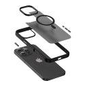 Etui z MagSafe Hybrid Frost MAG Cover do iPhone 16 Pro (czarny) Etui z MagSafe Hybrid Frost MAG Cover do iPhone 16 Pro (czarny)