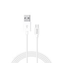 Ładowarka sieciowa 65W GaN LA-07 z kablem USB-A-USB typ C 1m, biała Ładowarka sieciowa 65W GaN LA-07 z kablem USB-A-USB typ C 1m, biała