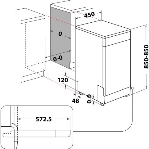 Zmywarka WSFO3T223PCX Zmywarka WSFO3T223PCX