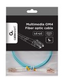 Kabel światłowodowy wielomodowy duplex OM4 50/125, LC/LC, 1 m Kabel światłowodowy wielomodowy duplex OM4 50/125, LC/LC, 1 m