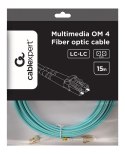 Kabel światłowodowy wielomodowy duplex OM4 50/125,LC/LC,15m Kabel światłowodowy wielomodowy duplex OM4 50/125,LC/LC,15m