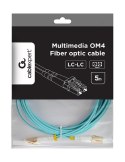 Kabel światłowodowy wielomodowy duplex OM4 50/125, LC/LC, 5m Kabel światłowodowy wielomodowy duplex OM4 50/125, LC/LC, 5m