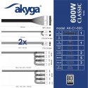 Zasilacz AK-C1-600 ATX 600W PRO SERIA A Zasilacz AK-C1-600 ATX 600W PRO SERIA A
