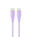 Kabel USB C(M) do USB C(M) 1.5M fioletowy Kabel USB C(M) do USB C(M) 1.5M fioletowy