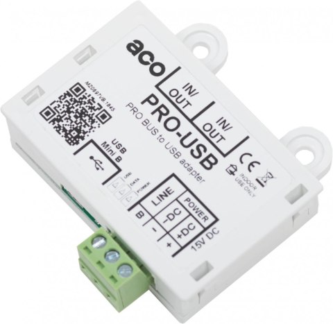 ACO PRO-USB Kabel USB do programowania systemów ACO PRO generacji 3 ACO PRO-USB Kabel USB do programowania systemów ACO PRO generacji 3