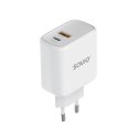 Ładowarka sieciowa LA-10 30W Quick Charge Power Delivery 3.0 Biała + Kabel Ładowarka sieciowa LA-10 30W Quick Charge Power Delivery 3.0 Biała + Kabel