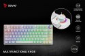 Klawiatura mechaniczna bezprzewodowa PHENIX WHITE Gateron Red Pro, ABS Klawiatura mechaniczna bezprzewodowa PHENIX WHITE Gateron Red Pro, ABS