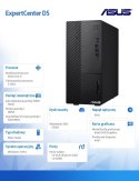 Komputer ExpertCenter D5 D500ME-713700280X - i7-13700 vPro/16GB/512GB/DVD-RW/W11 PRO Komputer ExpertCenter D5 D500ME-713700280X - i7-13700 vPro/16GB/512GB/DVD-RW/W11 PRO