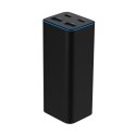 Ładowarka uniwersalna 100W GaN 2xUSB-A 2xUSB-C szybkie ładowanie czarna Ładowarka uniwersalna 100W GaN 2xUSB-A 2xUSB-C szybkie ładowanie czarna