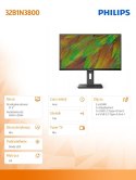 Monitor 31.5 cala 32B1N3800 VA 4K HDMIx2 DP Pivot