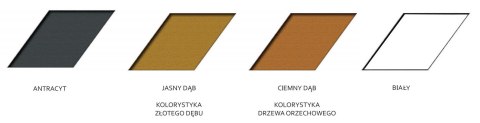 Brama garażowa segmentowa Jarmex z napędem DEA (Wymiar: 2260x2500mm)