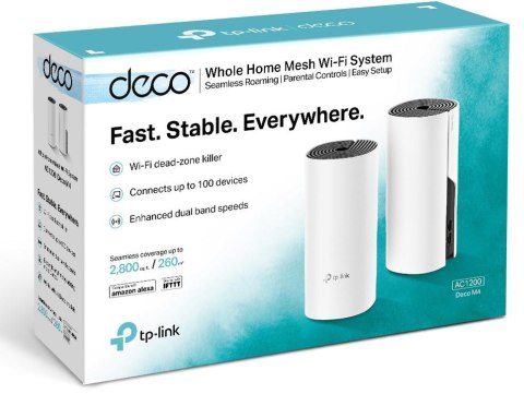 DOMOWY SYSTEM WI-FI MESH TP-LINK DECO M4 (2-pack) DOMOWY SYSTEM WI-FI MESH TP-LINK DECO M4 (2-pack)
