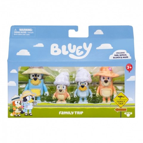 Zestaw figurek Bluey Rodzinna wycieczka Zestaw figurek Bluey Rodzinna wycieczka