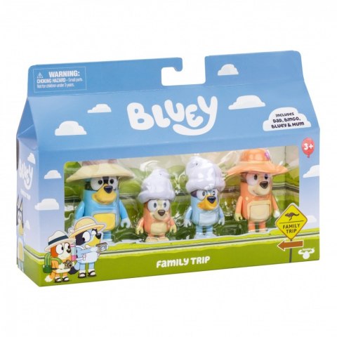 Zestaw figurek Bluey Rodzinna wycieczka Zestaw figurek Bluey Rodzinna wycieczka