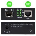 Dwukierunkowy Media Konwerter SWITCH Ethernet 1x RJ45 1x SFP | 1000Mb/s | 5V Dwukierunkowy Media Konwerter SWITCH Ethernet 1x RJ45 1x SFP | 1000Mb/s | 5V
