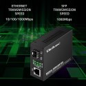 Dwukierunkowy Media Konwerter SWITCH Ethernet 1x RJ45 1x SFP | 1000Mb/s | 5V Dwukierunkowy Media Konwerter SWITCH Ethernet 1x RJ45 1x SFP | 1000Mb/s | 5V