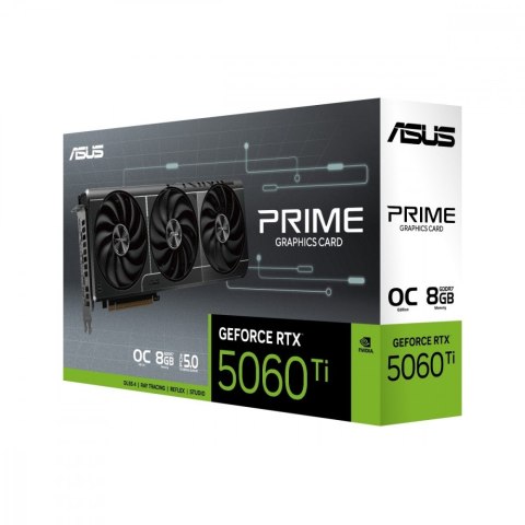Karta graficzna GeForce RTX 5060 Ti Prime OC 8GB GDDR7 128BIT 3DP/HDMI Karta graficzna GeForce RTX 5060 Ti Prime OC 8GB GDDR7 128BIT 3DP/HDMI