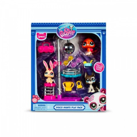 Zestaw figurek Littlest Pet Shop G7 S3 Disco z 3 figurkami Zestaw figurek Littlest Pet Shop G7 S3 Disco z 3 figurkami