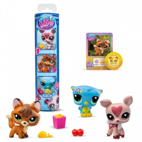 Zestaw figurek Littlest Pet Shop G7 S3 Pet Trios Tuba 3-pak Zestaw figurek Littlest Pet Shop G7 S3 Pet Trios Tuba 3-pak