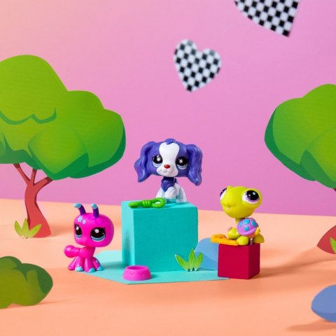 Zestaw figurek Littlest Pet Shop G7 S3 Pet Trios Tuba 3-pak Zestaw figurek Littlest Pet Shop G7 S3 Pet Trios Tuba 3-pak