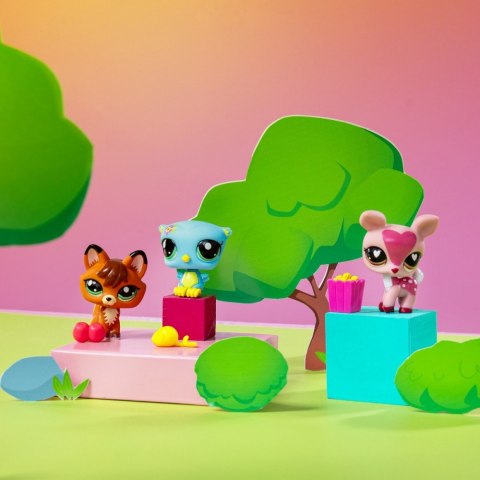 Zestaw figurek Littlest Pet Shop G7 S3 Pet Trios Tuba 3-pak Zestaw figurek Littlest Pet Shop G7 S3 Pet Trios Tuba 3-pak