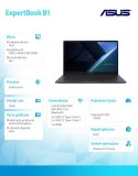 Notebook ExpertBook B1 B1503CVA-S72273W - i5-1334U/16GB/512GB/15.6 FHD/Win 11 HOME /3YRS Notebook ExpertBook B1 B1503CVA-S72273W - i5-1334U/16GB/512GB/15.6 FHD/Win 11 HOME /3YRS