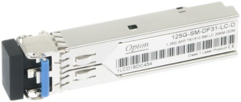 MODUŁ SFP DUAL 1.25Gbps, LC SM, 16dB, (20km) TX1310/RX1550 MODUŁ SFP DUAL 1.25Gbps, LC SM, 16dB, (20km) TX1310/RX1550