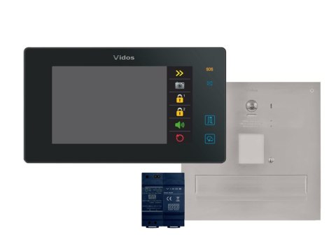 Skrzynka na listy Vidos DUO z monitorem M1021B/S1201-SK Skrzynka na listy Vidos DUO z monitorem M1021B/S1201-SK