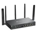 Brama sieciowa gigabitowa Omada 4G+ Cat6 AX3000 VPN with 4-Port PoE+PORT: 1× Gigabit SFP WAN/LAN Port, 1× Gigabit RJ45 WAN Port, Brama sieciowa gigabitowa Omada 4G+ Cat6 AX3000 VPN with 4-Port PoE+PORT: 1× Gigabit SFP WAN/LAN Port, 1× Gigabit RJ45 WAN Port,
