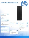Komputer Pro SFF 290 G9 i5-14400 512GB/8GB/W11P B6ZA4ET Komputer Pro SFF 290 G9 i5-14400 512GB/8GB/W11P B6ZA4ET