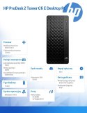 Komputer ProDesk 2 Tower G1i E i5-14400 512GB/16GB/W11P B6ZD1ET Komputer ProDesk 2 Tower G1i E i5-14400 512GB/16GB/W11P B6ZD1ET