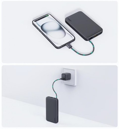 PB-Y53P PowerBank | 10000mAh | 22.5W | 4xUSB | kabel USB-C PB-Y53P PowerBank | 10000mAh | 22.5W | 4xUSB | kabel USB-C